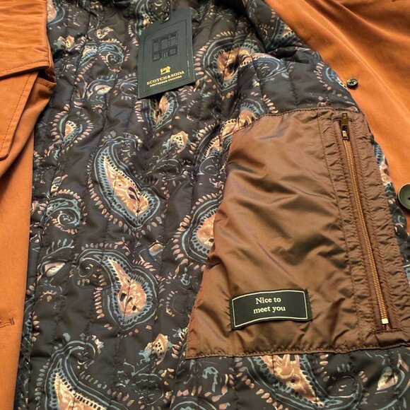 NEW. w tag. Scotch & Soda. Men’s Classic Pea Coat. Amsterdam Couture. Sz XL - Picture 3 of 3